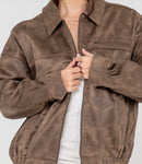 Back Street Faux Leather Jacket