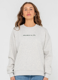 Rusty Essentials Oversized Crew Fleece