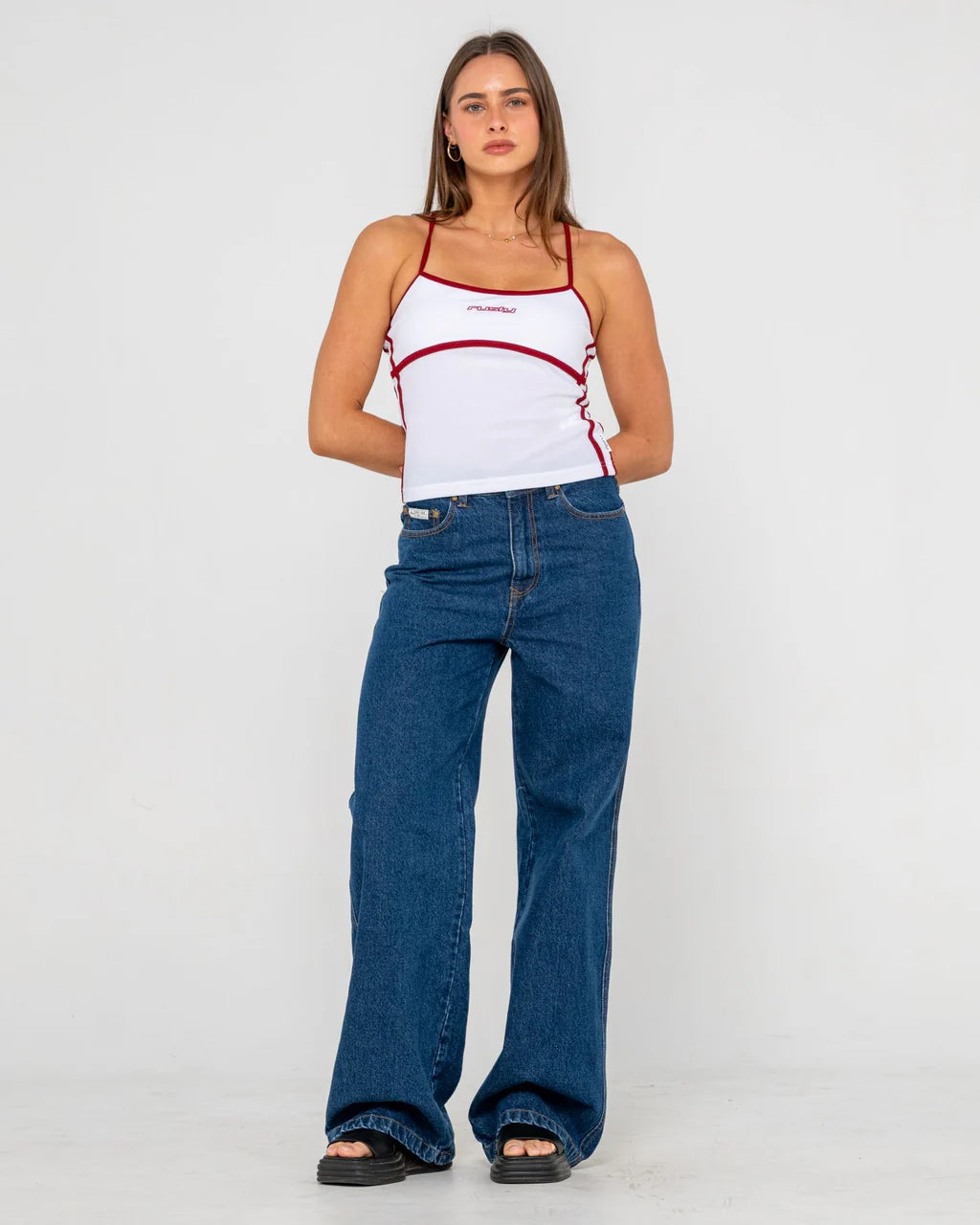 Cyprus High Waist Wide Leg Jean