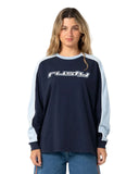 Fine Line Contrast LS Tee