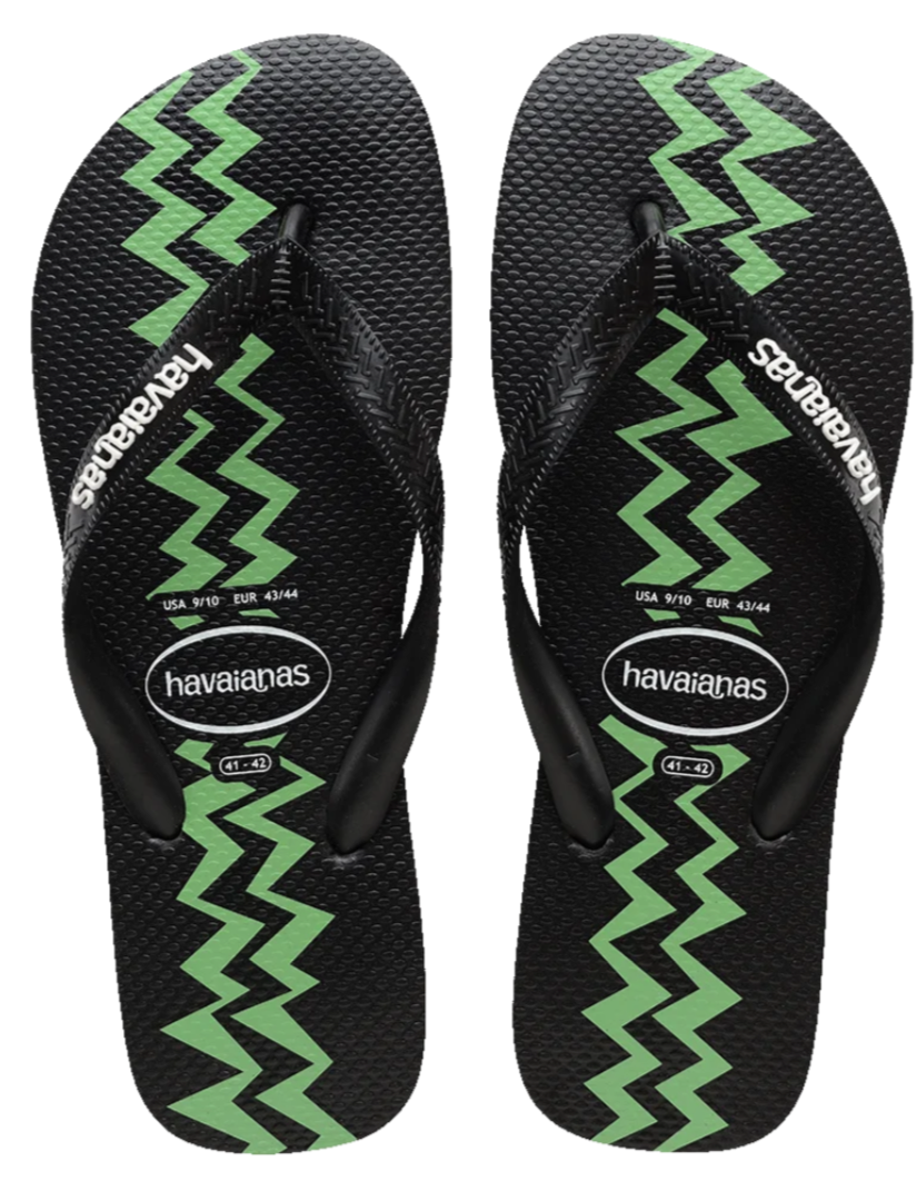 Kids Top - Electric Black/Green