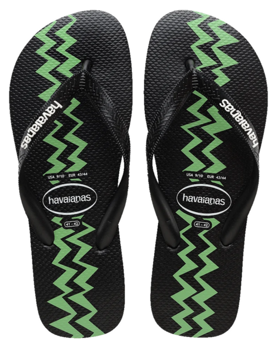 Kids Top - Electric Black/Green