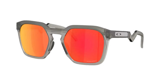 HSTN SQ - Matte Grey Smoke/ Prizm Ruby
