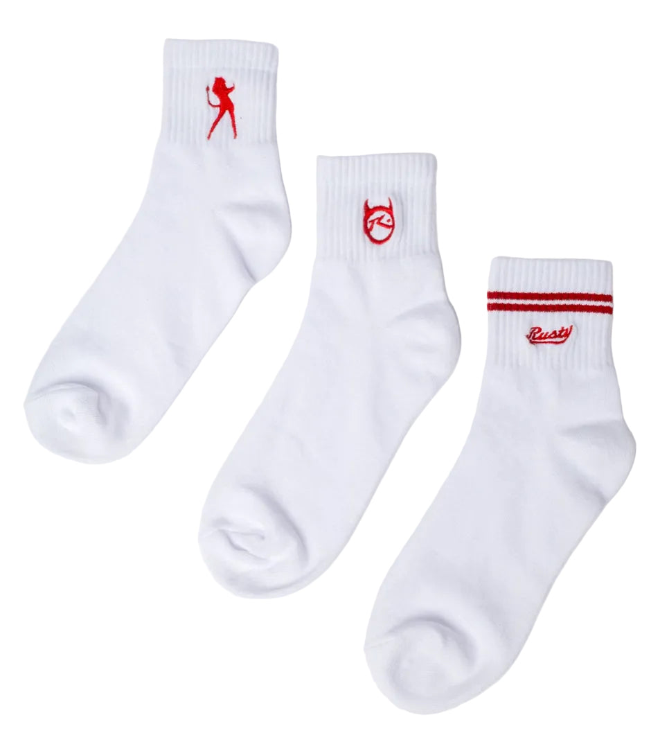 Fancy Day Crew Socks - 3Pk