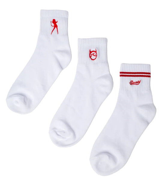 Fancy Day Crew Socks - 3Pk