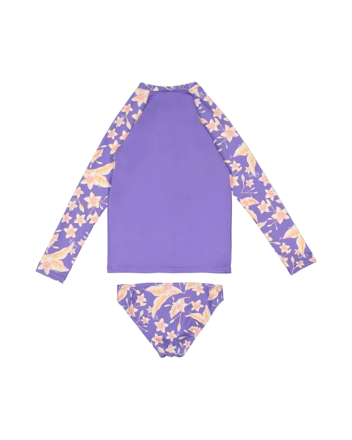 Girls Plumeria Swim Set