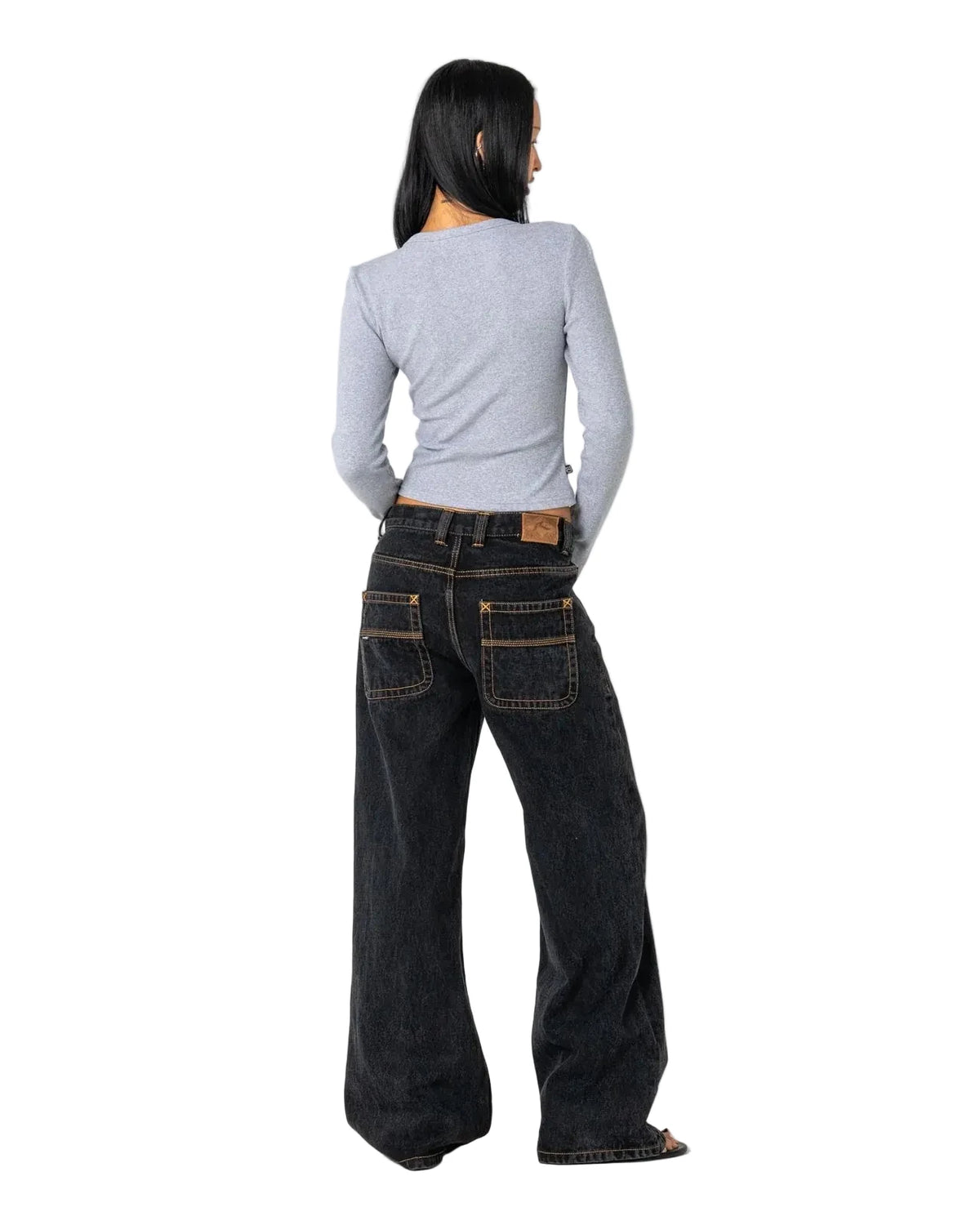 Wendy Wide Low Rise Denim Jean