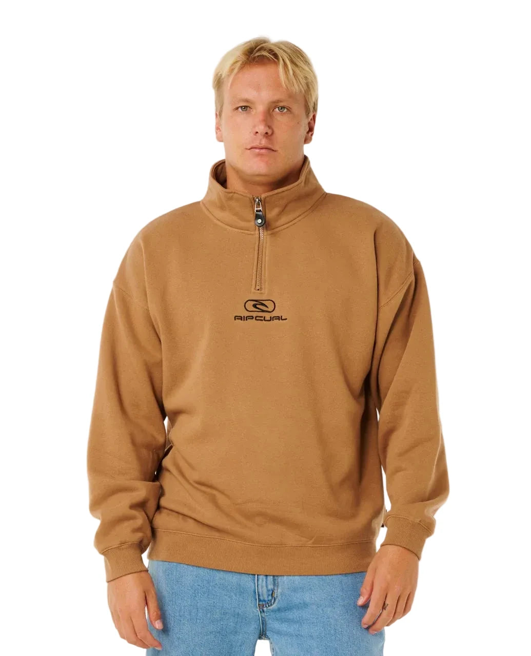 Pill Icon 1/4 Zip Crew