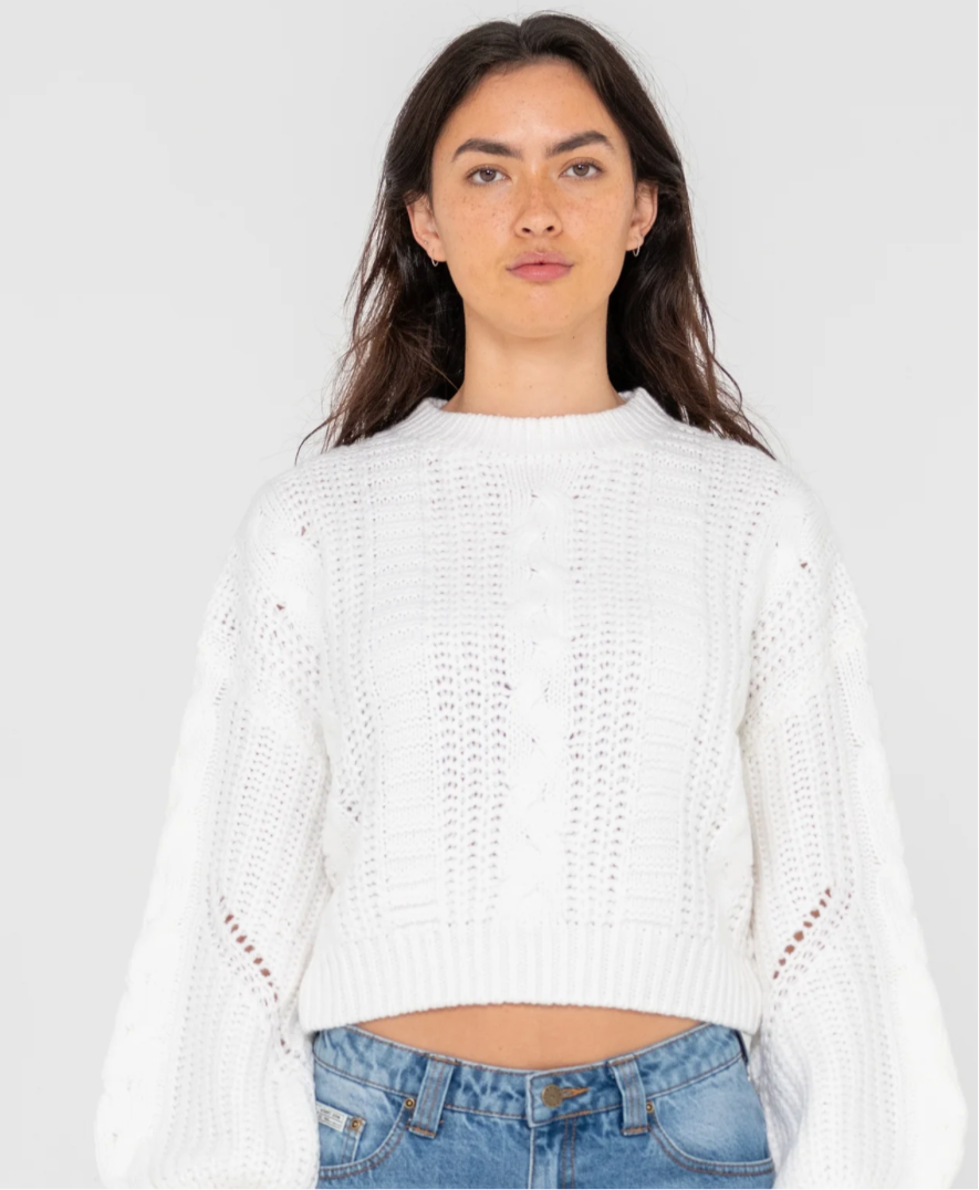 Folktale Crop Chunky Knit