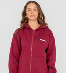 Flip Mommy Oversized Zip Hooded Fleece
