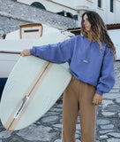 Wave Break Half Zip Crew