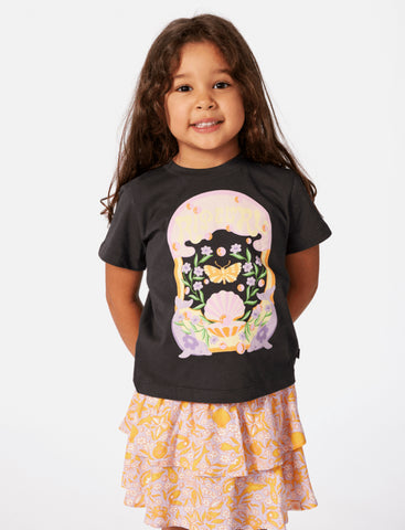 Rainbow Tropics Tee - Girls
