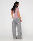 Flip Mommy Low-Rise Wide Jeans