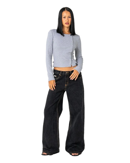 Wendy Wide Low Rise Denim Jean