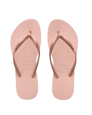 Kids slim metallic - ballet rose