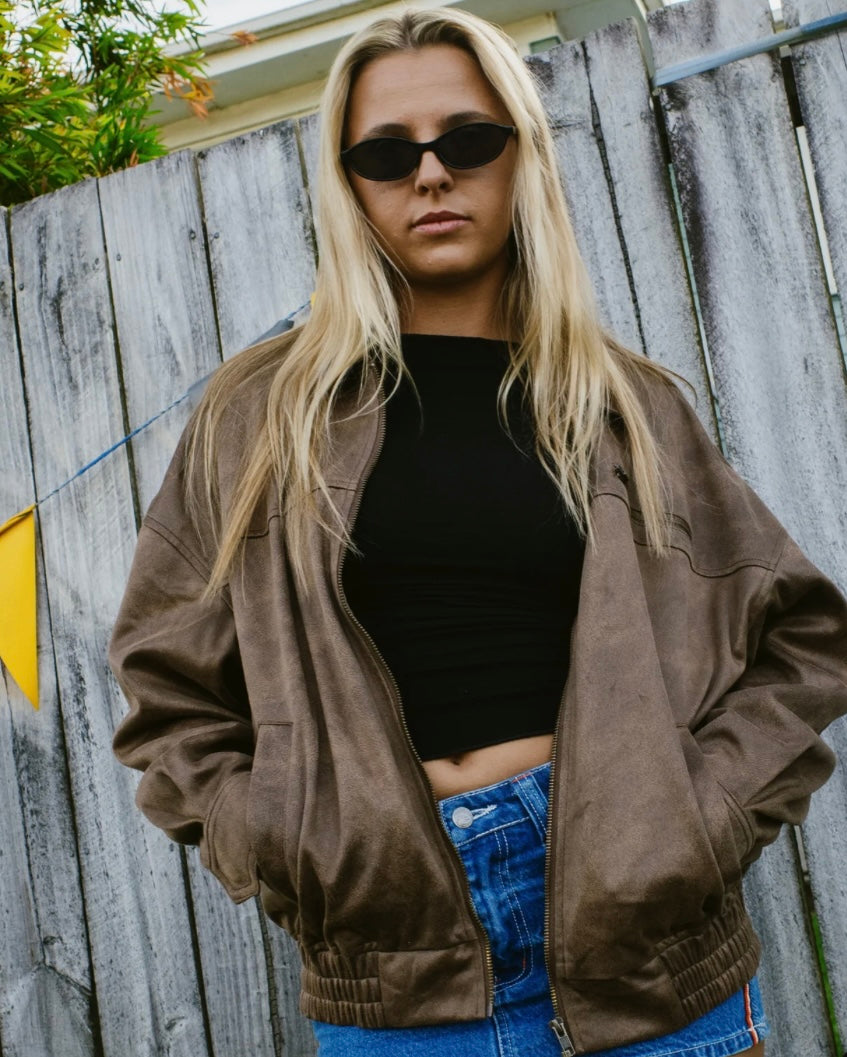 Back Street Faux Leather Jacket
