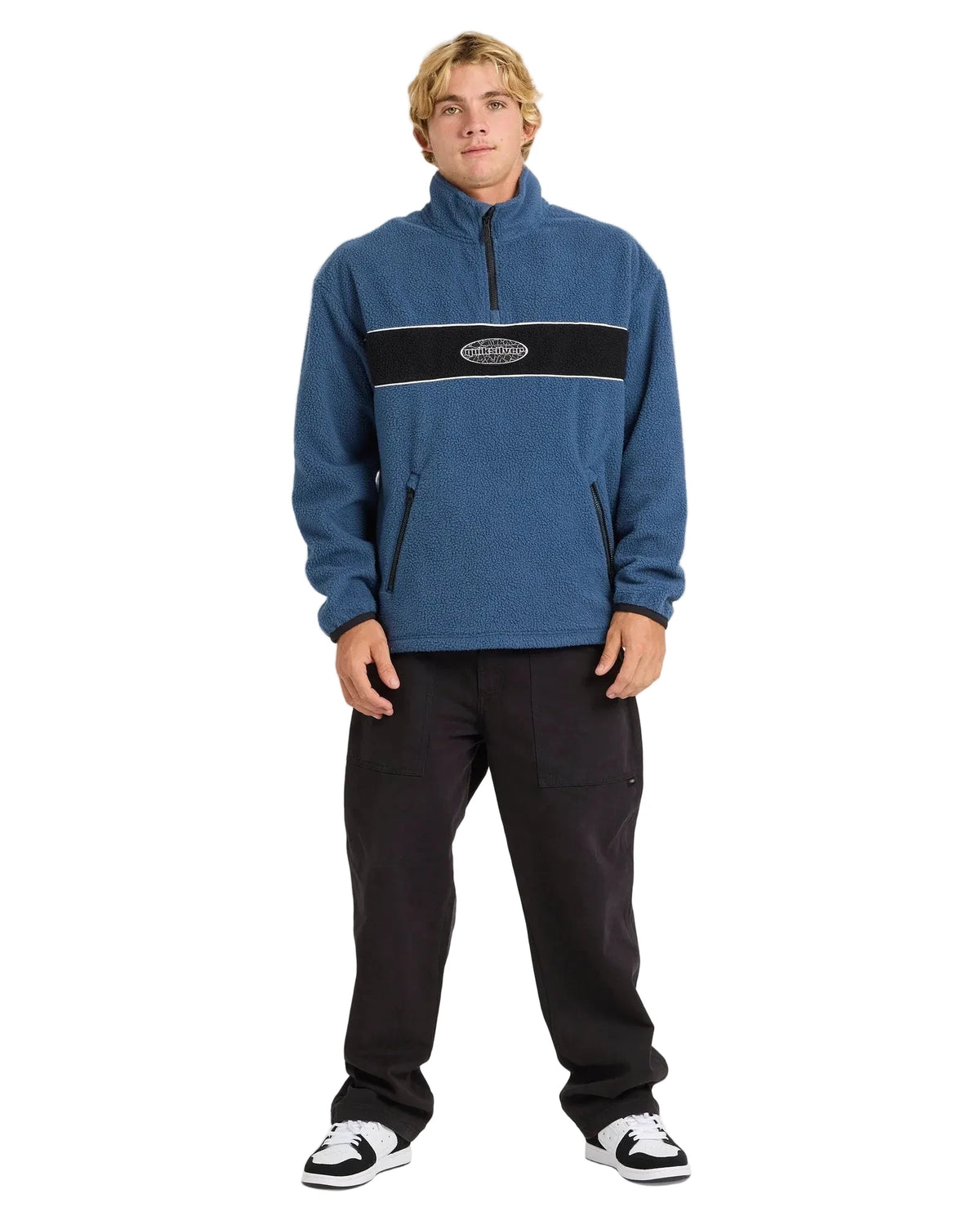 Mercury Panel 1/4 zip Fleece Jumper