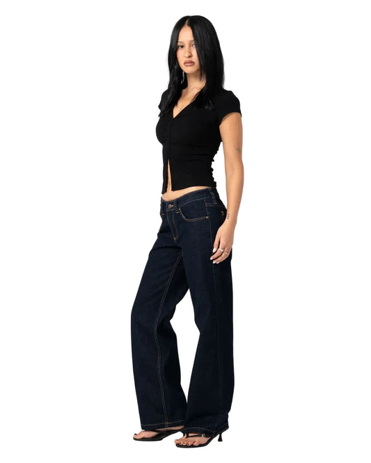 Suzy Straight Low Rise Jean