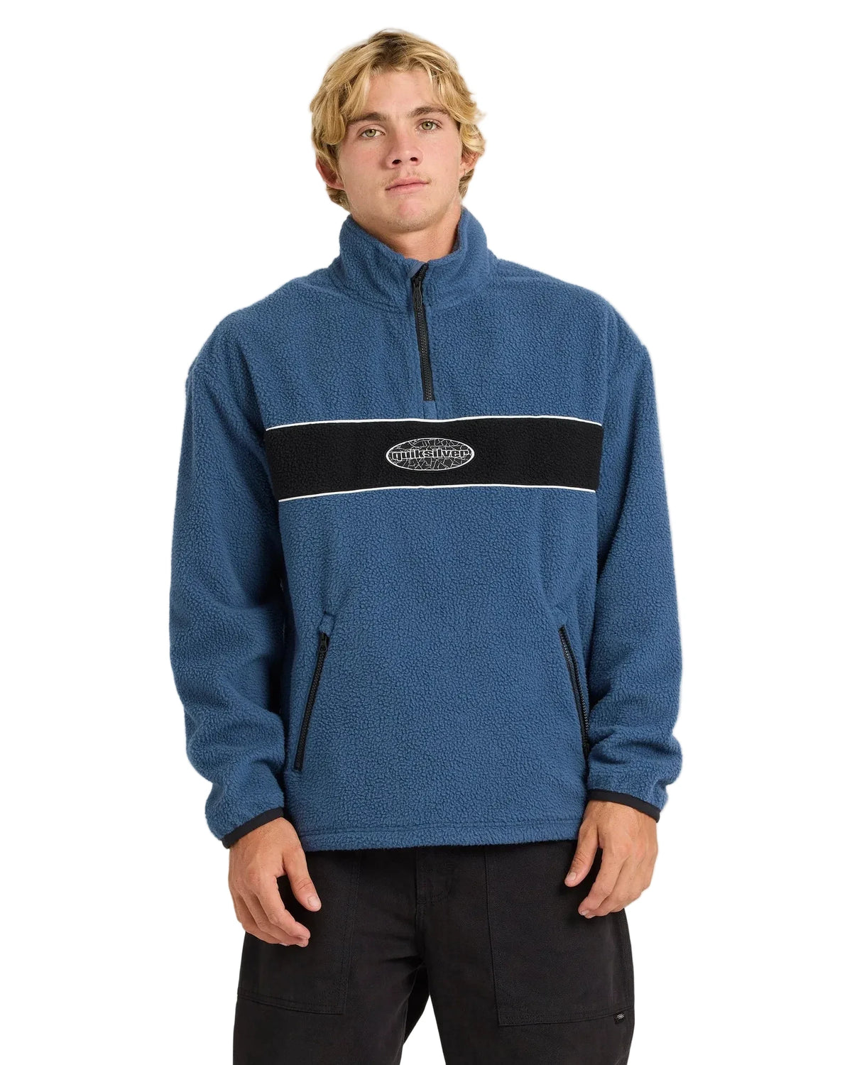Mercury Panel 1/4 zip Fleece Jumper