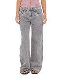 Flip Mommy Low-Rise Wide Jeans