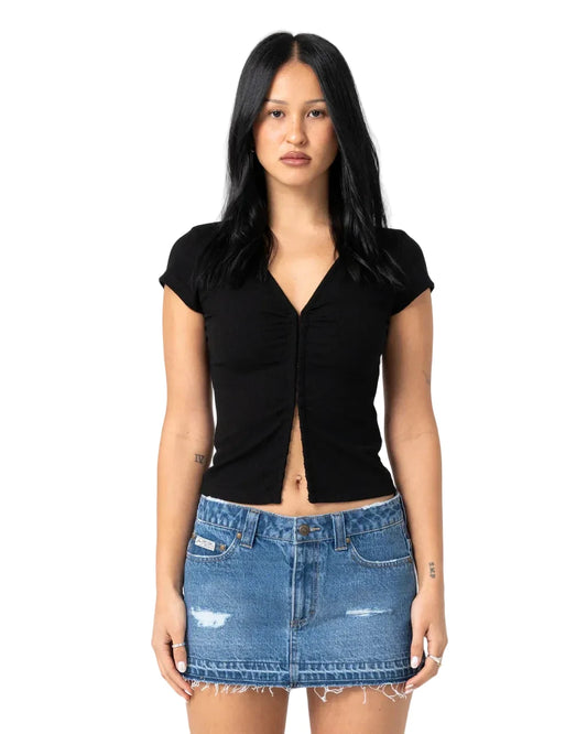 IM Hooked Cap Sleeve Top