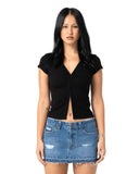 IM Hooked Cap Sleeve Top