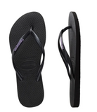Kids slim rubber logo black/lilac kids