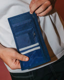 White Lines Tri Fold - Wallet