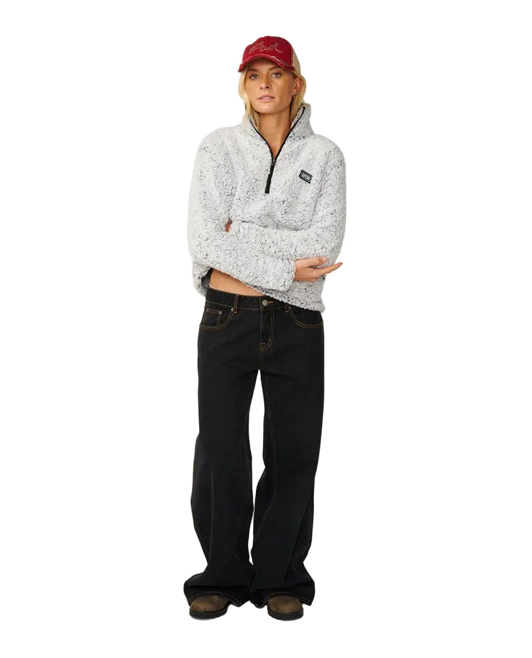 Dark N Stormy 1/4 Zip Crew