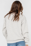 Rusty Essentials Oversized Crew Fleece