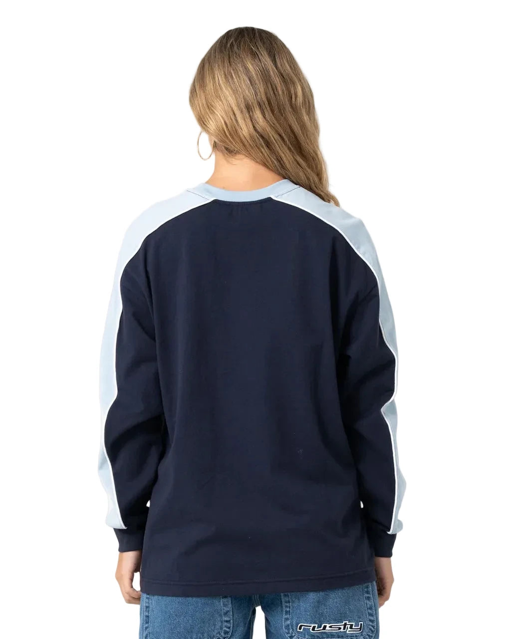 Fine Line Contrast LS Tee