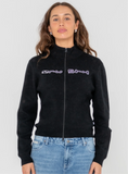 Sundial Zip Though Skimmer Knit