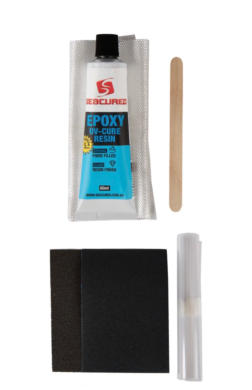 Seacured Epoxy UV - Cure Repair Kit