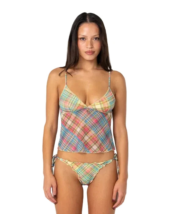 Check Moi Tankini Cami Top