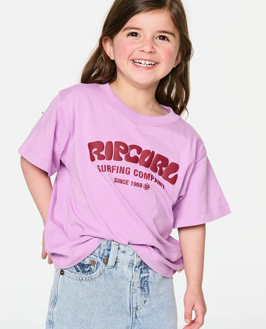 Girls Surf Puff Tee