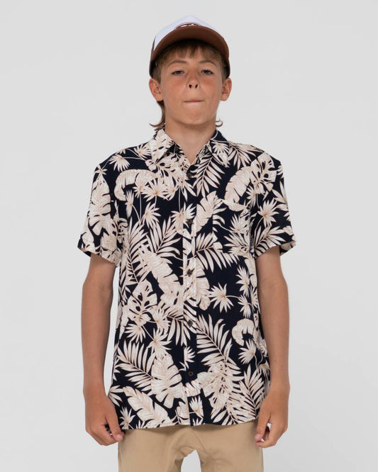 Line up short sleeve shirt boys