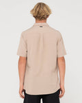 Overtone short sleeve linen shirt