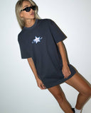 Star burst tee dress