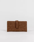 Bobbi suede flap wallet