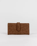 Bobbi suede flap wallet