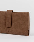 Bobbi suede flap wallet