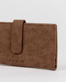 Bobbi suede flap wallet