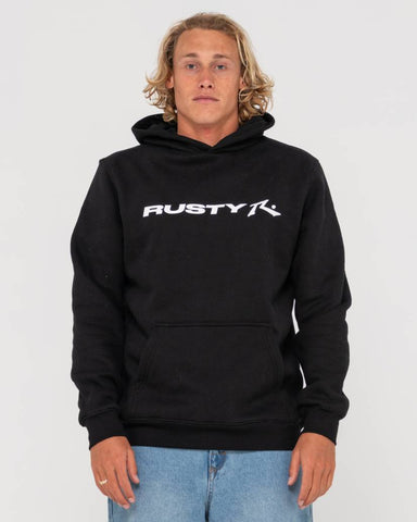 Vital rusty hooded fleece