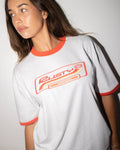 Boarding pass oversize short sleeve tee