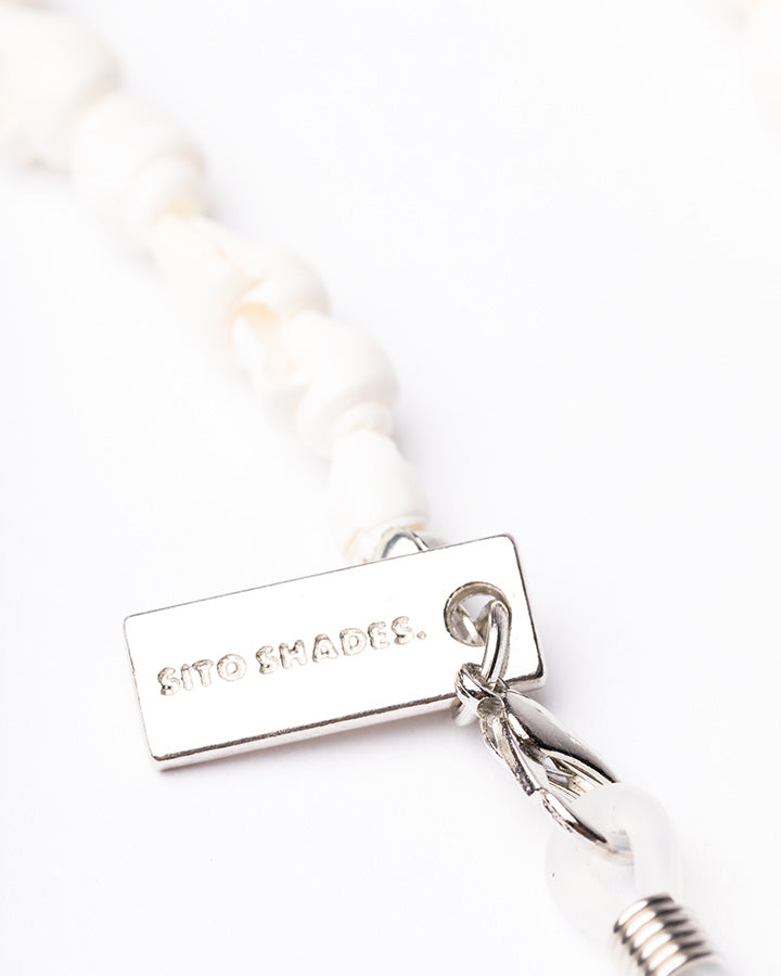 White Shell Sunglasses Chain