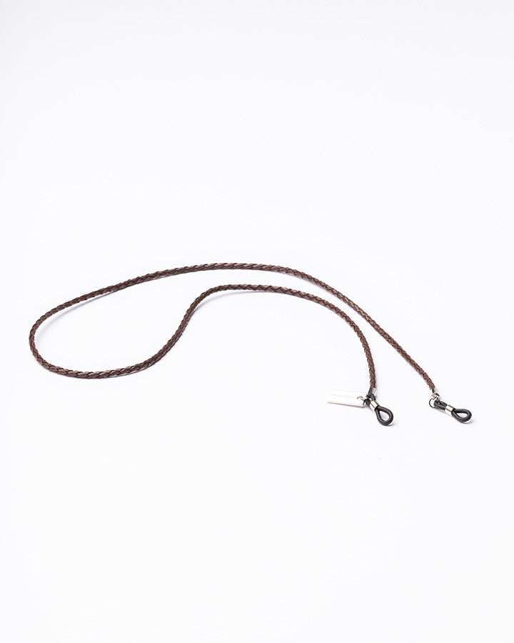 Braided Leather Sunglasses Chain