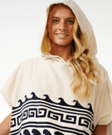 Mixed hooded towel