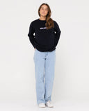 Rider relaxed crew neck knit
