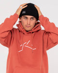 Shadow R relaxed fleece hoodie