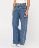 Flip mommy low rise wide leg denim pant